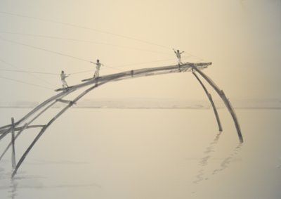 Fishing Nets Cochin 2 by Lincoln Seligman